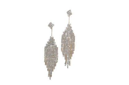 Rhine Stone Chandelier Drop Earrings