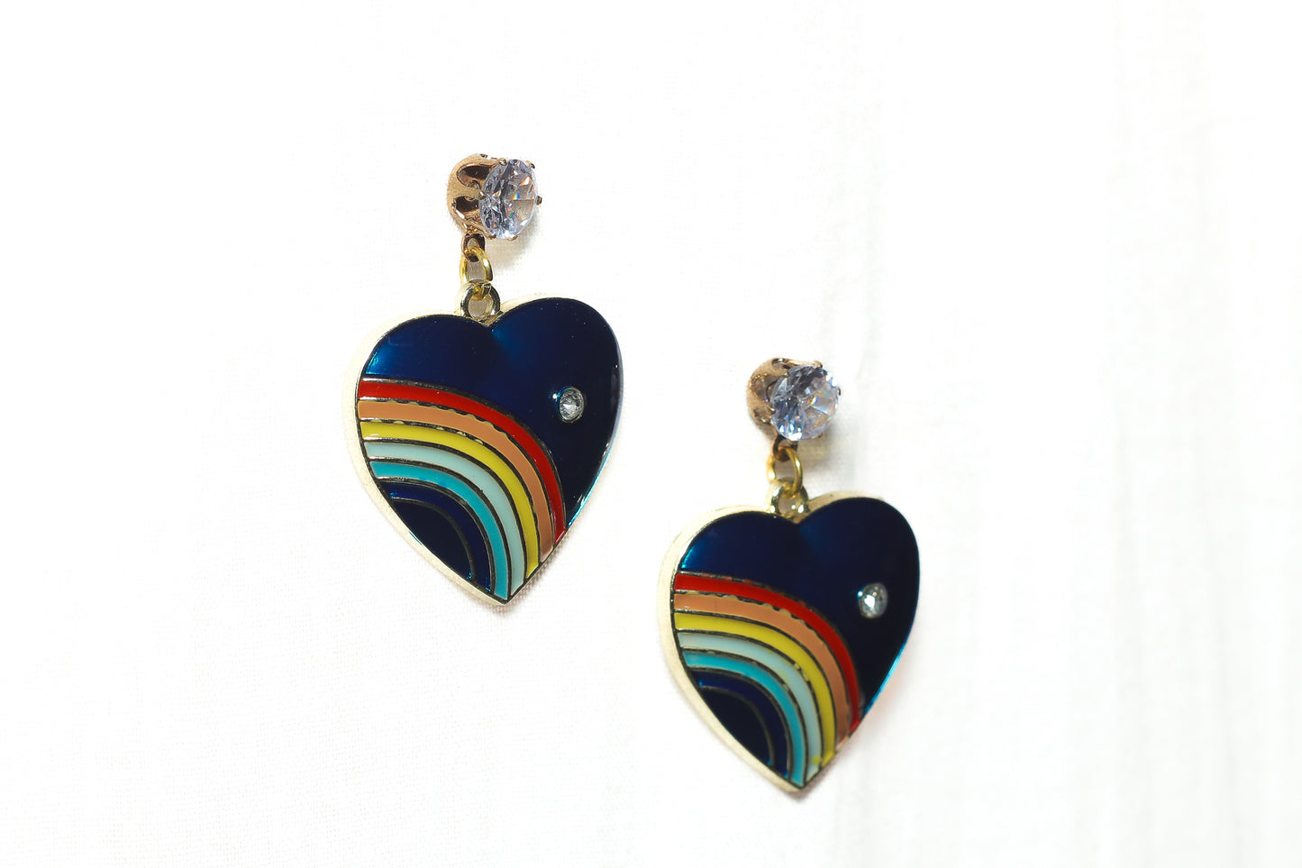 Pride Heart Earrings