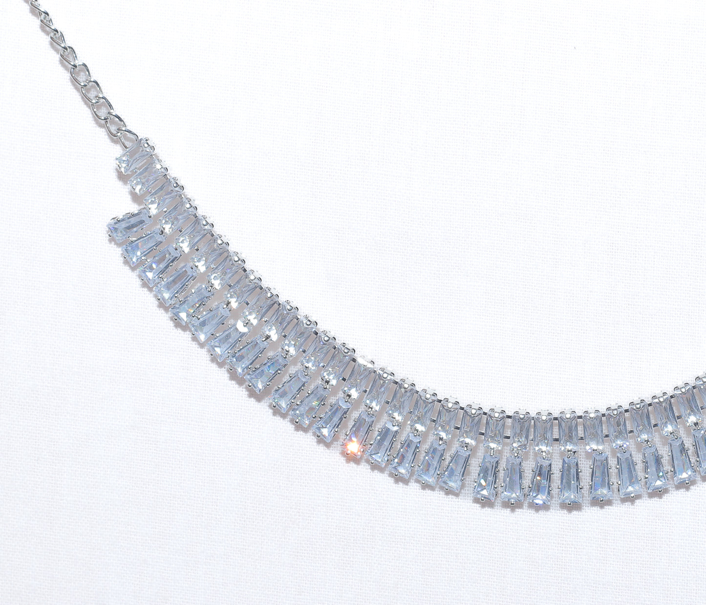 Sterling Silver Traditional Necklace with Earrings