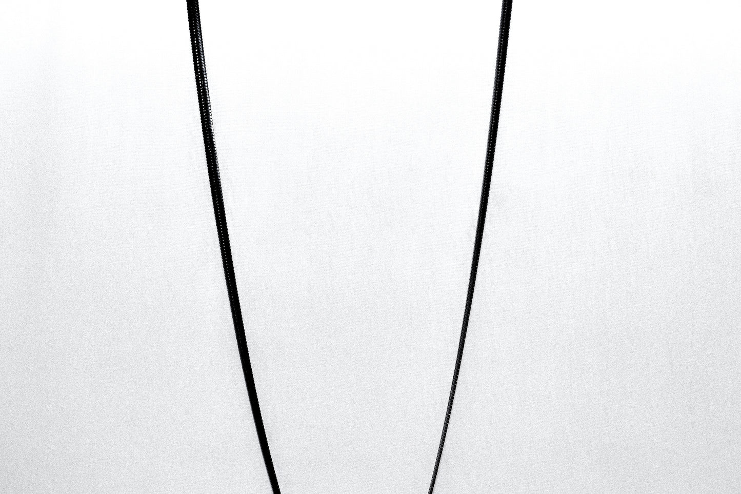 Black Dog-tag unisex chain